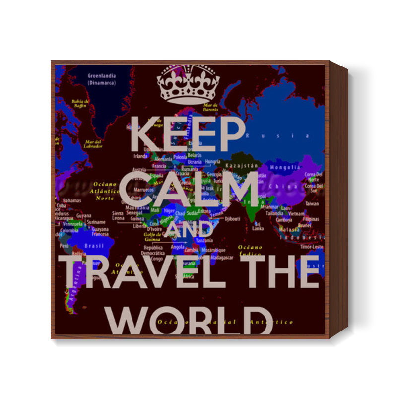 travel quotes Square Art Prints