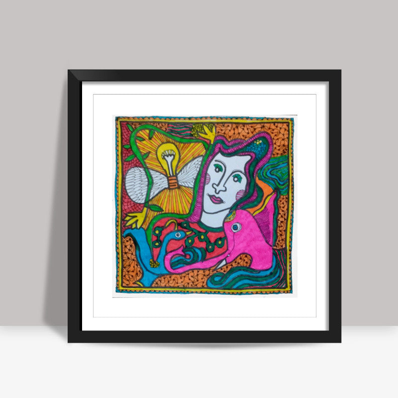 firefly5 Square Art Prints