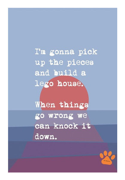 Lego House - Ed Sheeran Wall Art