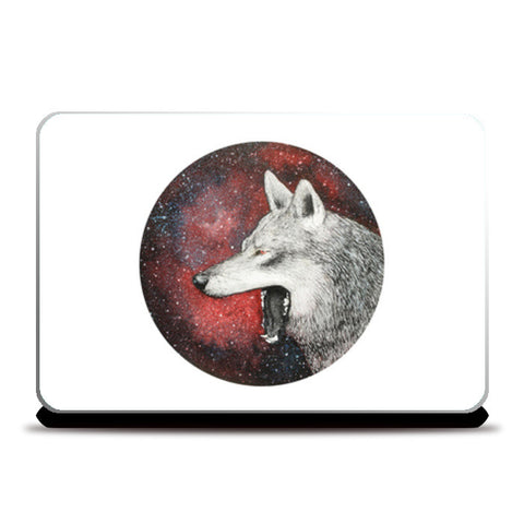 Red Wolf Laptop Skins
