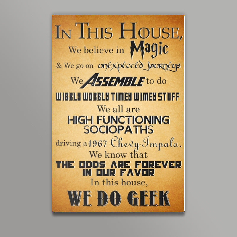 We do Geek Wall Art