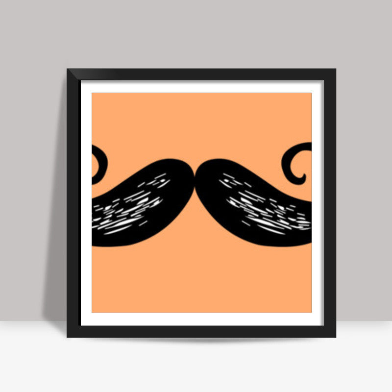 Moustache Square Art Prints