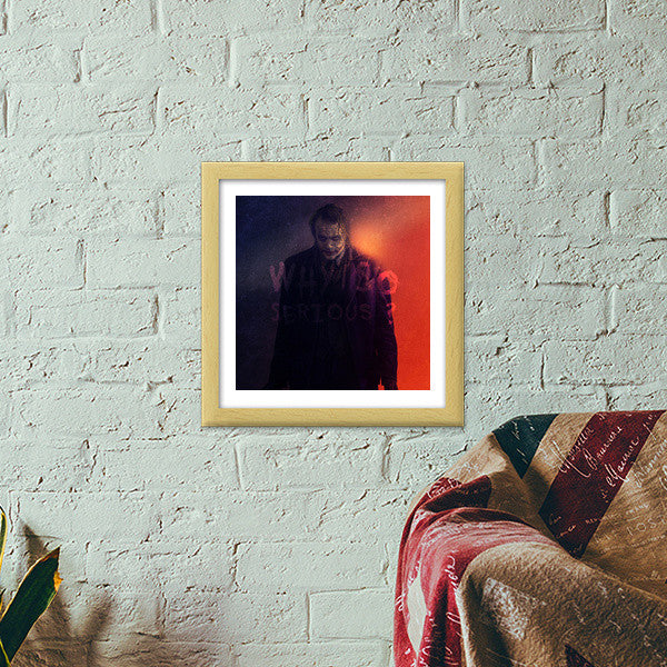 Joker | Why So Serious Premium Square Italian Wooden Frames