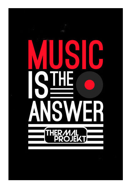 Wall Art, Music Is The Answer Wall Art