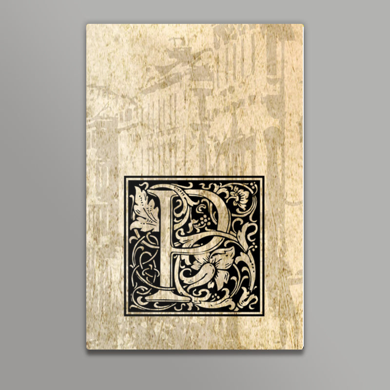 Ornate P Wall Art