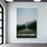 LETS START THE JOURNEY Wall Art
