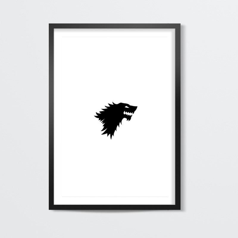 Game Of Thrones, Starks, Winter Is Coming, Direwolf, John Snow Wall Art
