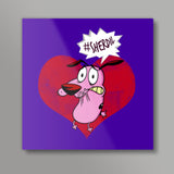 SherDil | Courage The Cowardly Dog Square Art Prints