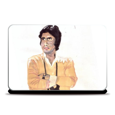Bollywood superstar Amitabh Bachchan played the virtuous protagonist in several blockbusters Laptop Skins