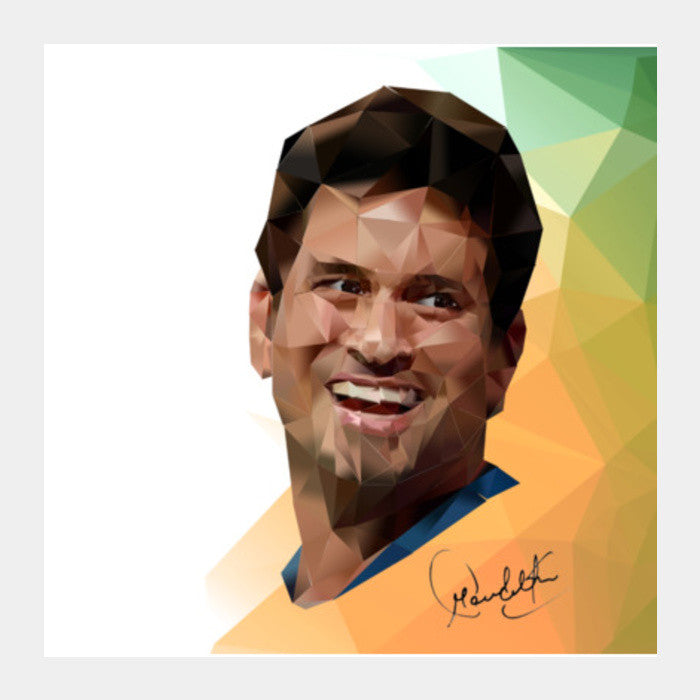 Sachin Tendulkar Square Art Prints