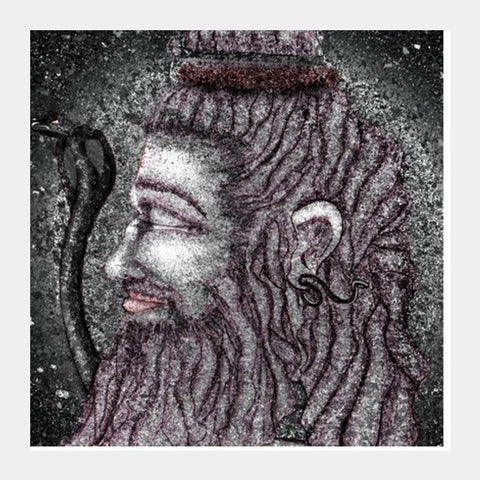 Square Art Prints, Shiva ashes Square Art Prints