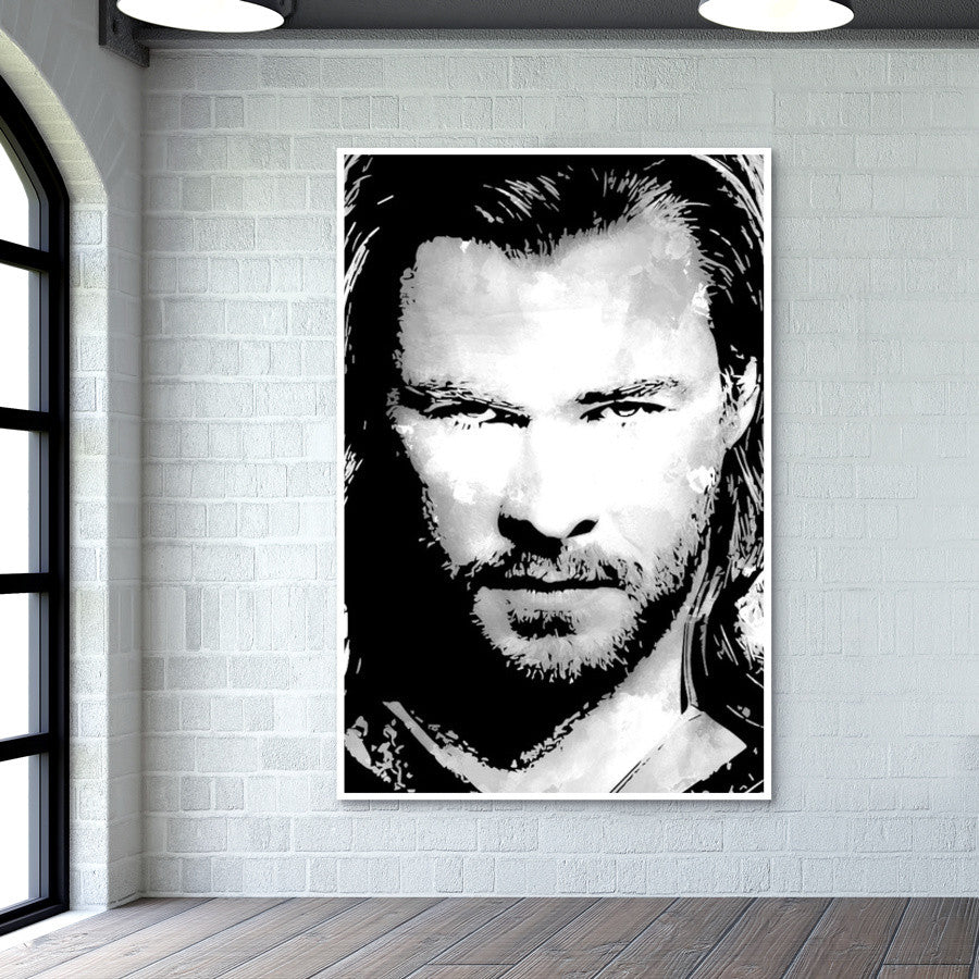 Thor Christ Hemsworth Movie Character Artwork