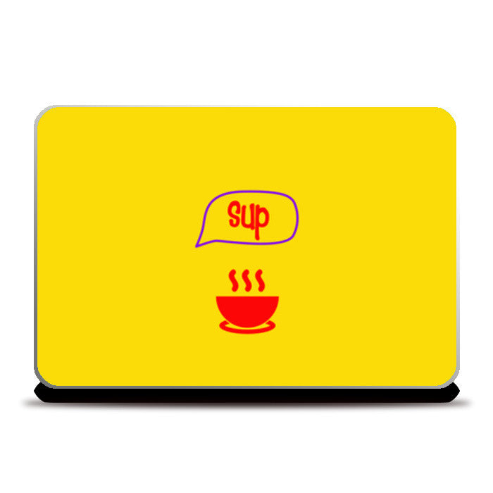 Laptop Skins, Sup - Soup Minimal  Laptop Skins