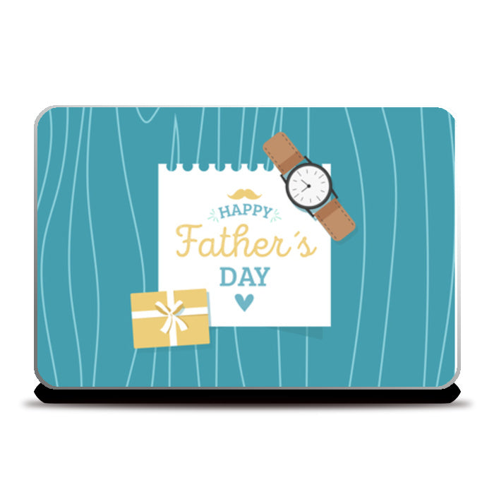 Fathers Day Greeting with Gift | #Fathers Day Special   Laptop Skins