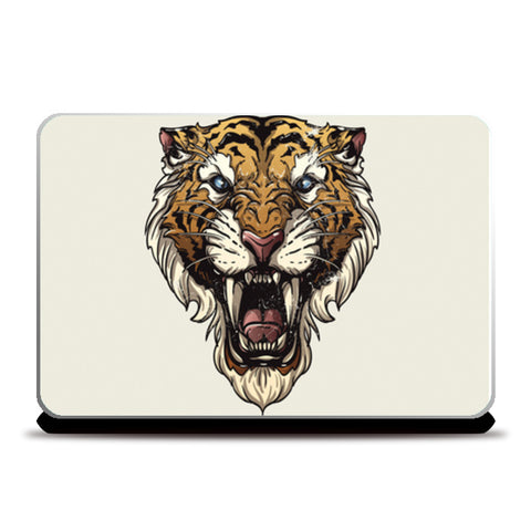 Saber Toothed Tiger Laptop Skins