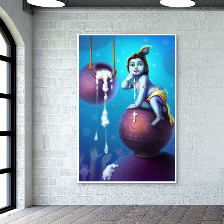 Little Krishana Wall Art