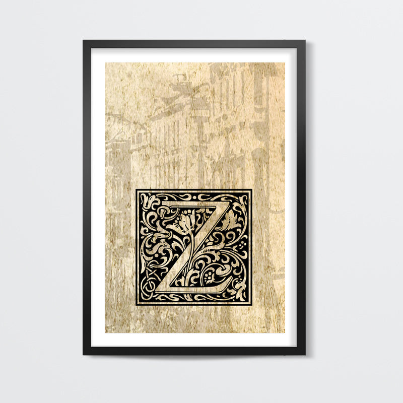 Ornate Z Wall Art