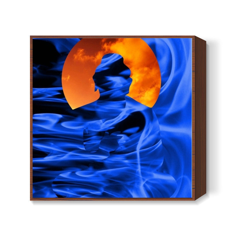 Buddha Sea Square Art Prints