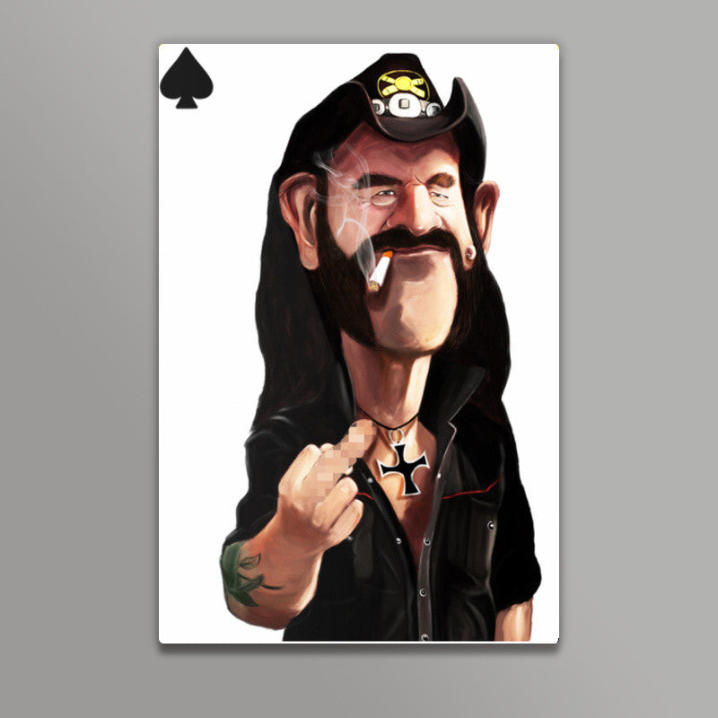 Motorhead | Lemmy Kilmister | Caricature Wall Art