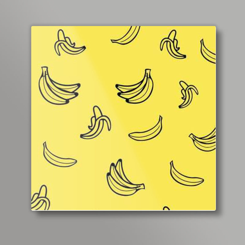Banana Square Art Prints