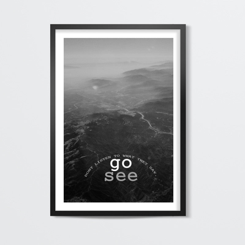 Go see, Travel Wall Art