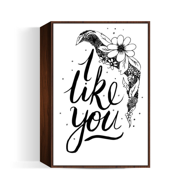 I like you Valentines Wall Art