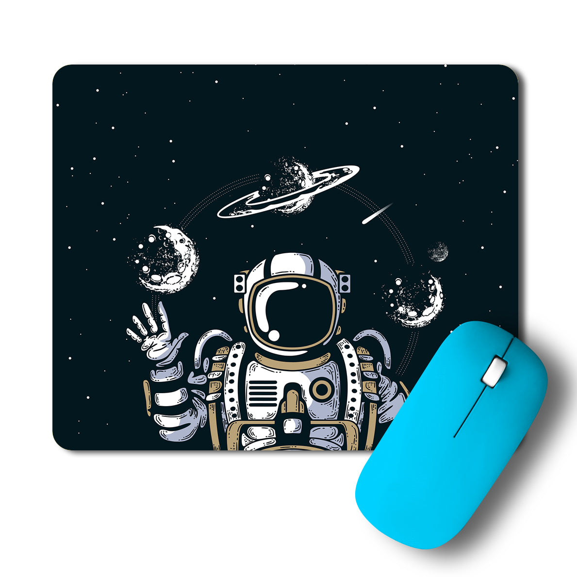 Astronaut In Space Artwork Mousepad