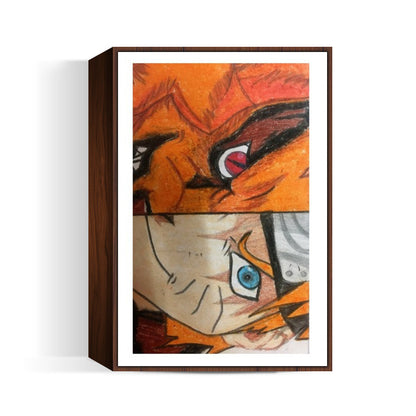 Naruto | Oil Pastel Sketch | Wall Art