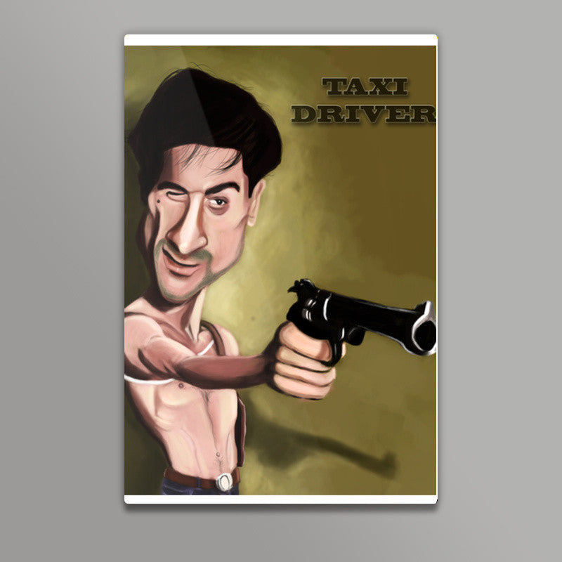 Taxi Driver | Caricature Wall Art