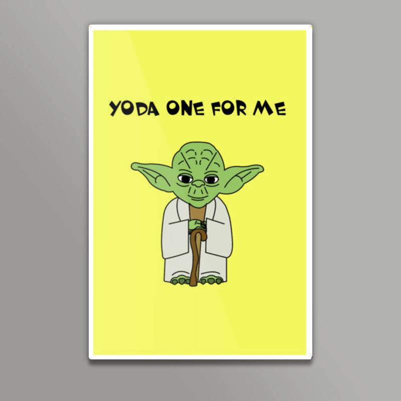 Yoda One for Me Wall Art