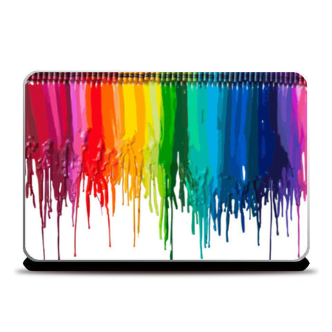 Colorful Crayons  Laptop Skins