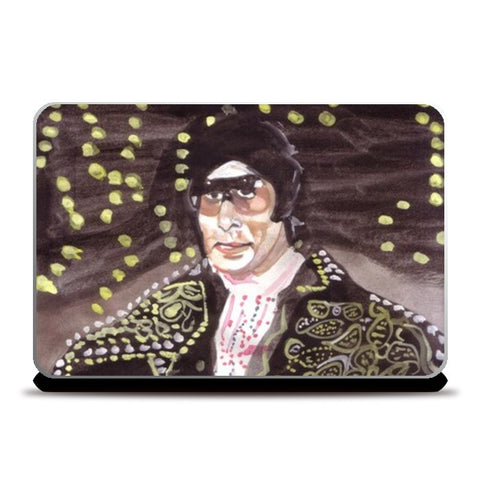 Bollywood superstar Amitabh Bachchan lent great energy to the song Saara Zamana, Haseeno ka Deewana Laptop Skins
