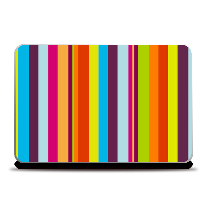 Vibrant Stripes Laptop Skins