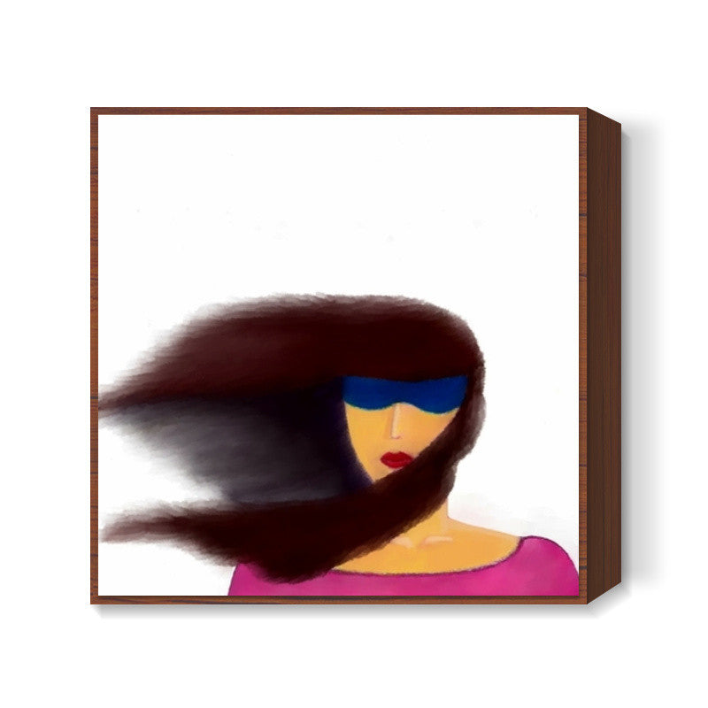 girl Square Art Prints