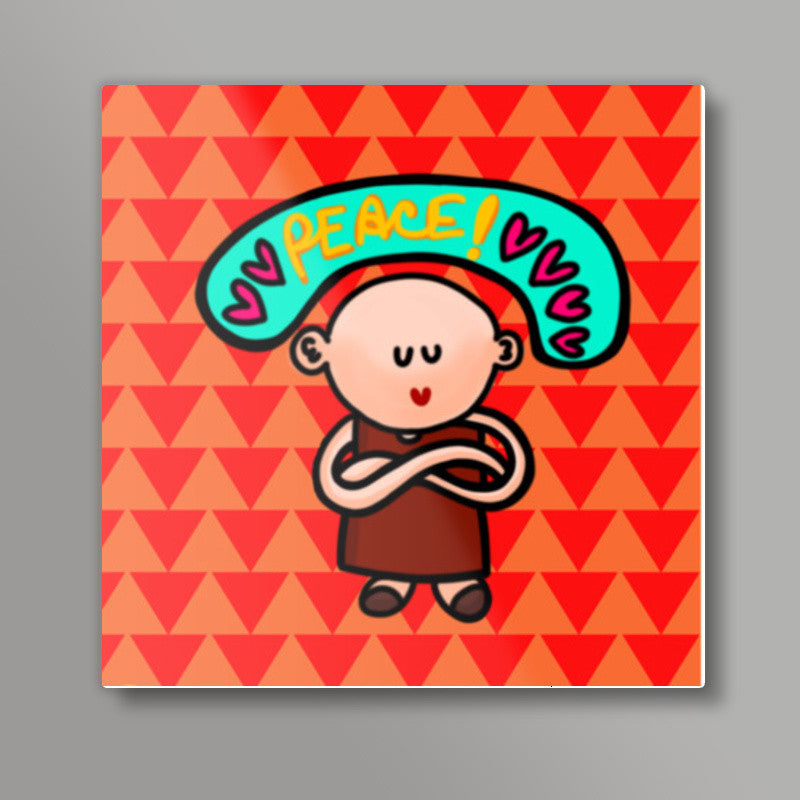 The Monk Square Art Prints
