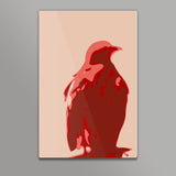 Abstract eagle red Wall Art