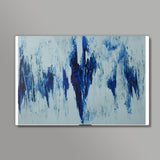Blue strokes Wall Art