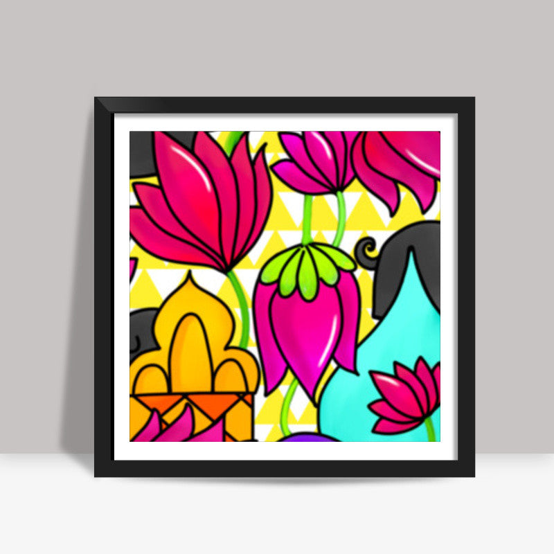 Psychedelic Square Art Prints