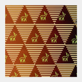 Pyramid Pattern Square Art Prints