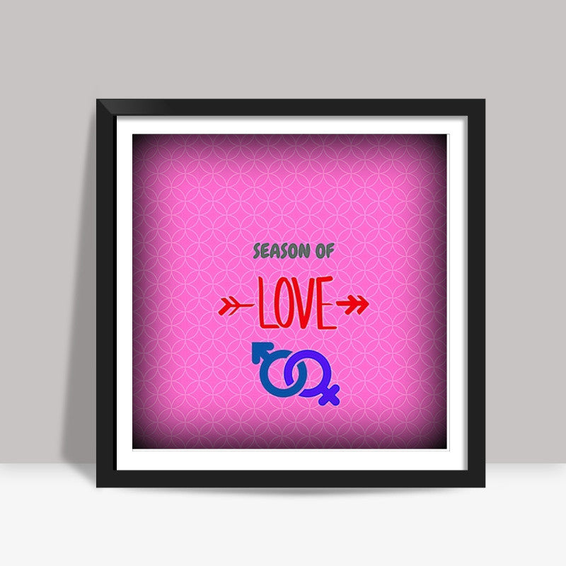 season of love Square Art Prints