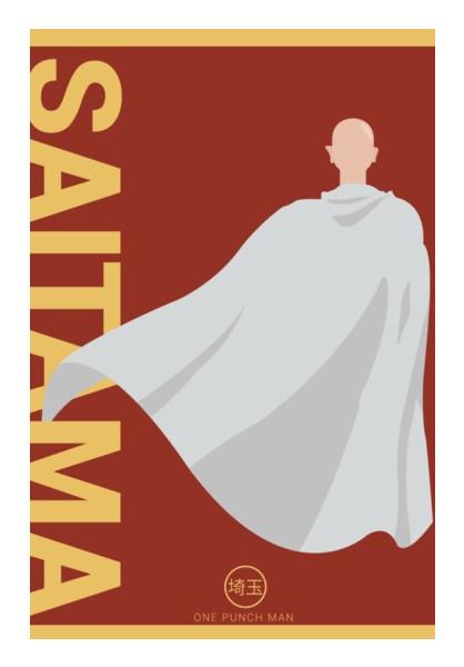 PosterGully Specials, One Punch Man Saitama Wall Art