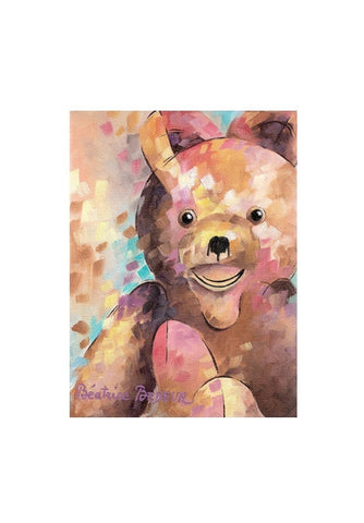 Teddy bear mural Wall Art