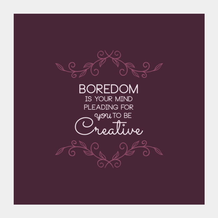 Quote Typography Square Art Prints