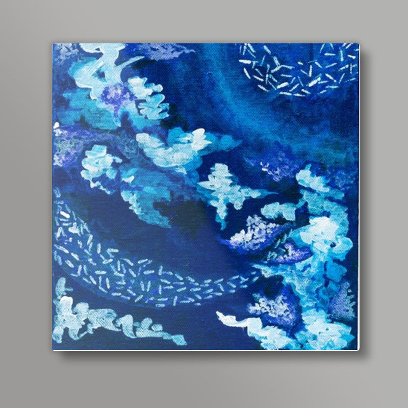 A Japanese Winter Square Art Prints