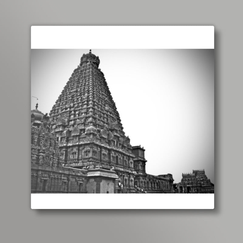 Tanjore Temple Square Art Prints