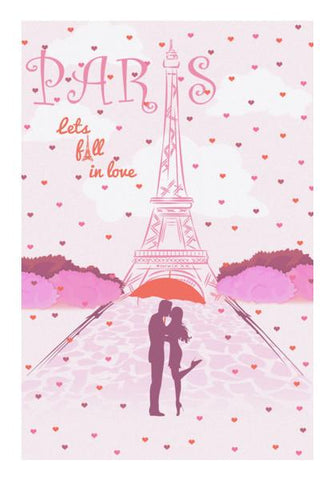 PosterGully Specials, Paris-Fall in Love Wall Art