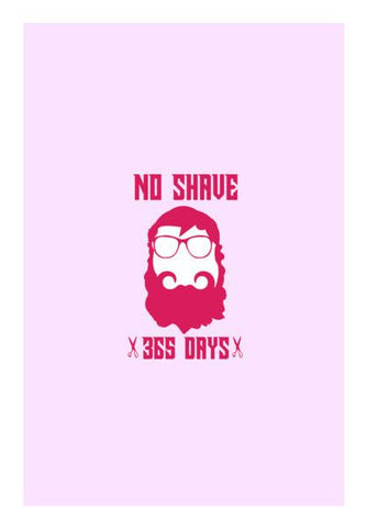 PosterGully Specials, 365 Days No Shave Wall Art