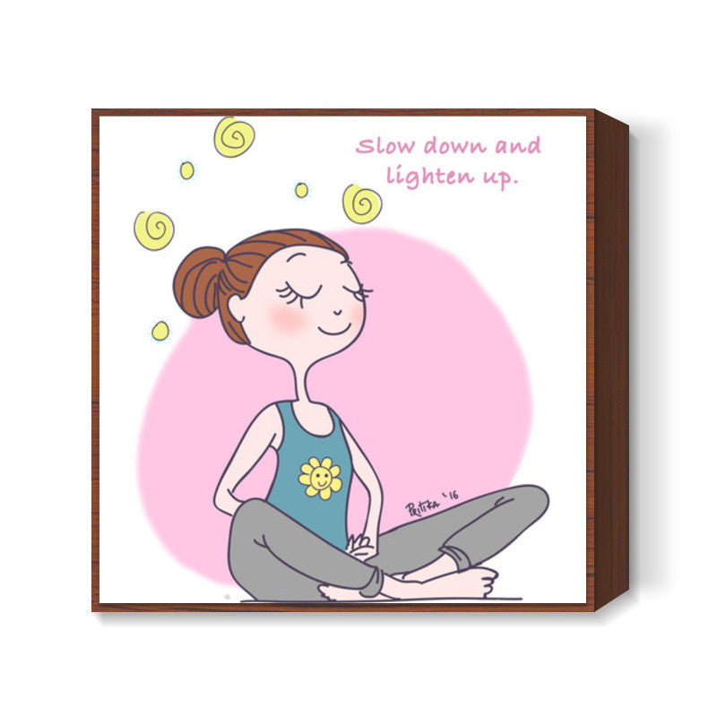 yoga Square Art Prints