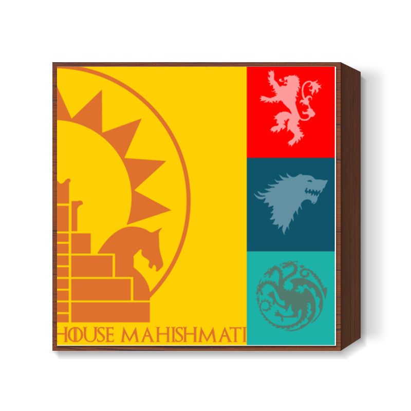 House Mahishmati Square Art Prints