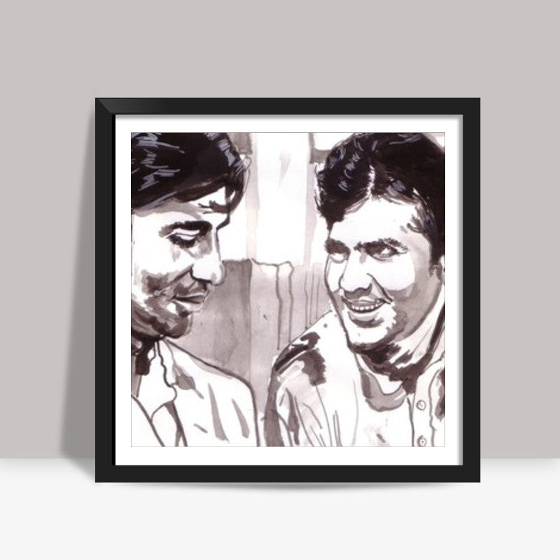 Zindagi badi honi chahiye, lambi nahin Square Art Prints